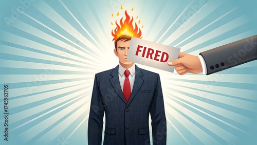 business man holding a sign of success