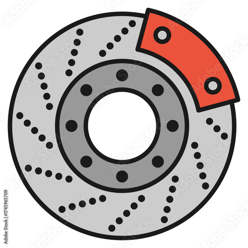Brake Disc Icon