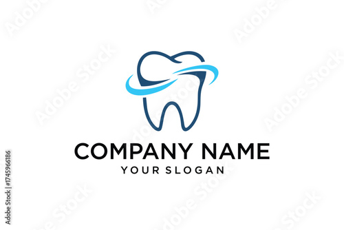 teeth icon dentist flat vector sign/symbol. For mobile user interface