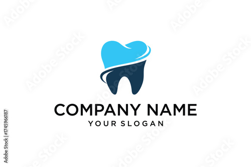 teeth icon dentist flat vector sign/symbol. For mobile user interface