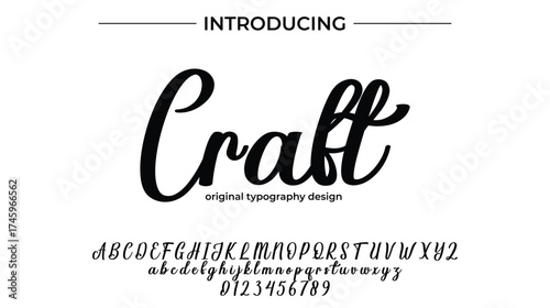 Craft - Elegant Script Font for Smooth Handwritten Design and Creative Typography