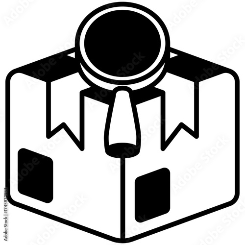 Brand Study Mini Illustration Isometric Icon. Use For Modern Concept, Print, Ui, Ux Kit, Web And App Development. Vector Related To Market, Business, Finace
