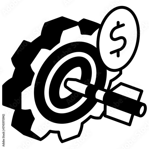 Target Audience Mini Illustration Isometric Icon. Use For Modern Concept, Print, Ui, Ux Kit, Web And App Development. Vector Related To Market, Business, Finace