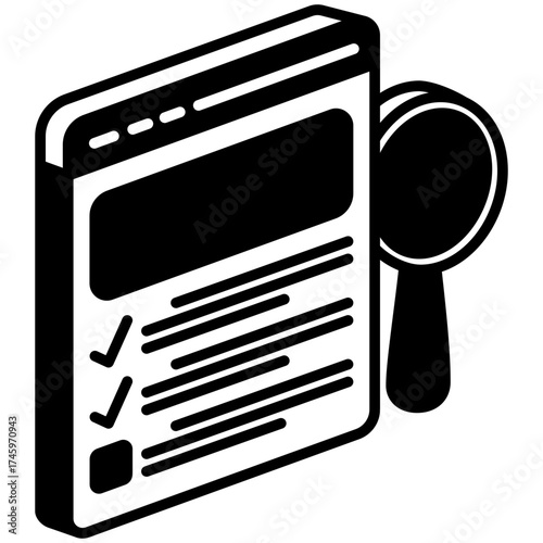 Business Survey Mini Illustration Isometric Icon. Use For Modern Concept, Print, Ui, Ux Kit, Web And App Development. Vector Related To Market, Business, Finace