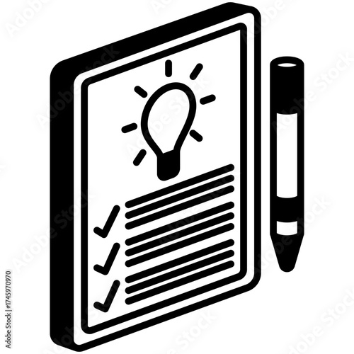 Concept Idea Mini Illustration Isometric Icon. Use For Modern Concept, Print, Ui, Ux Kit, Web And App Development. Vector Related To Market, Business, Finace