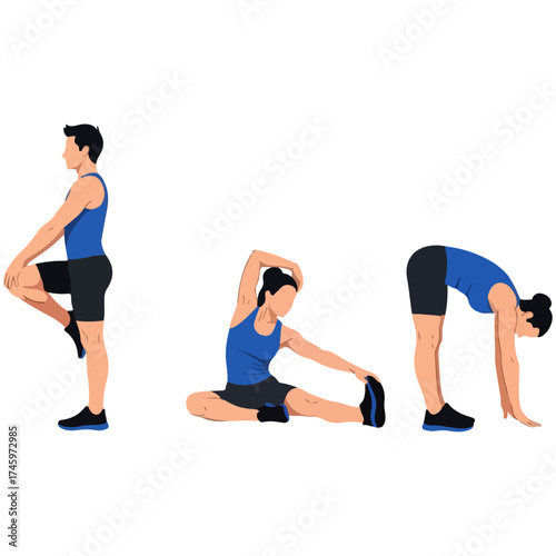 Stretching Exercises for Flexibility and Balance in Fitness Routine.