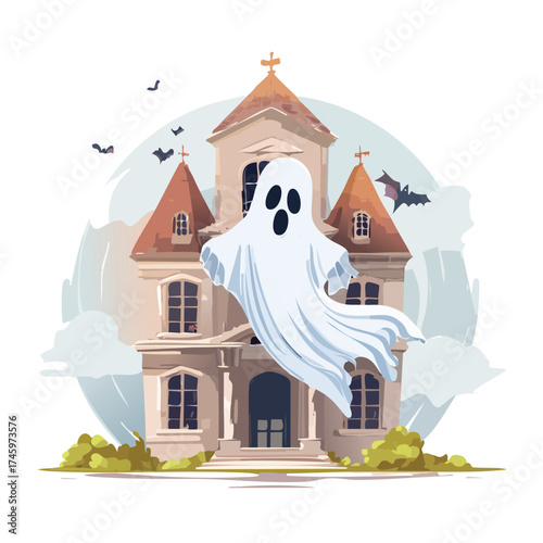 Spooky phantom haunts the mansion