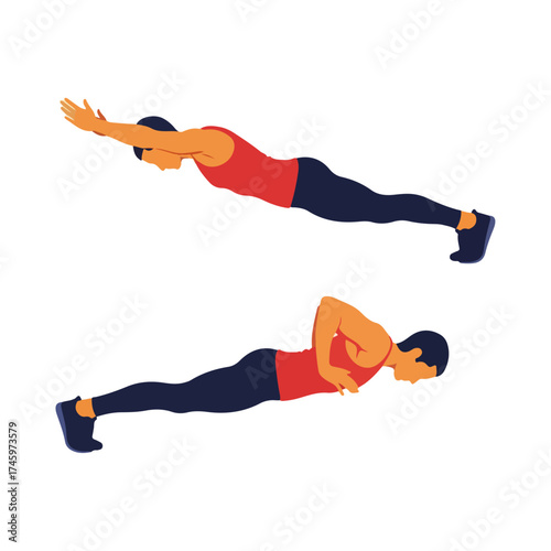 Superman Exercise - Core Strengthening and Back Extension.