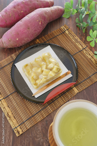 日本の東海地方の郷土菓子｜鬼まんじゅう(芋まんじゅう)　イメージ