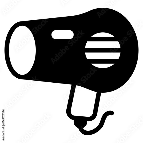 Hair dryer icon