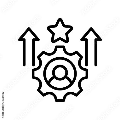 Talent Development line icon