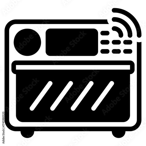 Smart oven icon