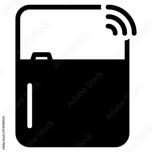 Smart refrigerator icon