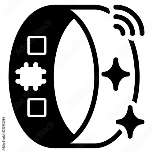 Smart ring icon