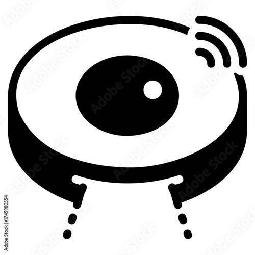 Smart vacuum cleaner icon