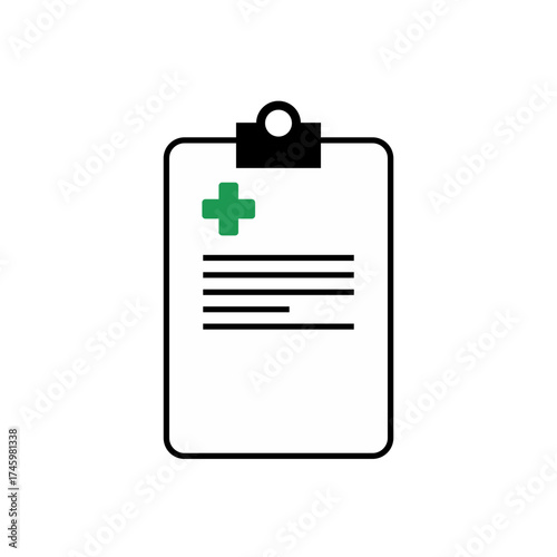 clipboard icon vector illustration