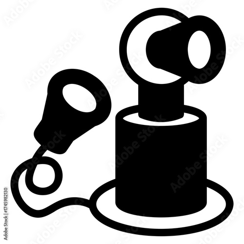 Candlestick phone icon