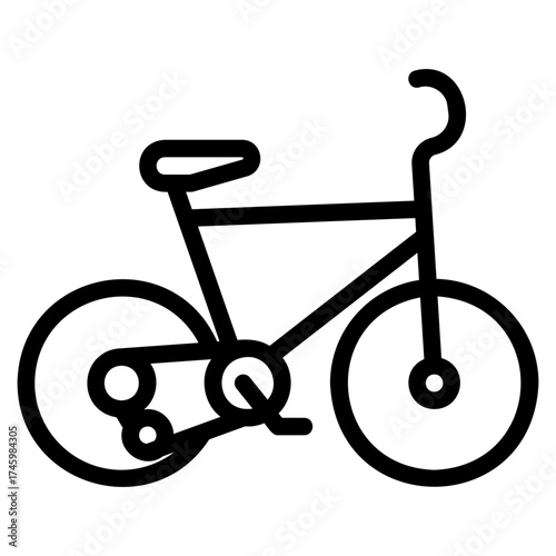Hybrid bike icon