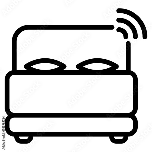 Smart bed icon