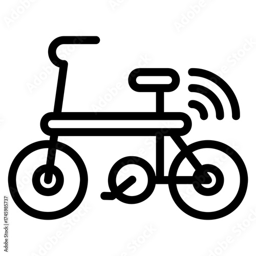 Smart bike icon