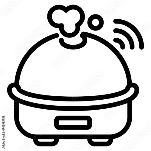 Smart humidifier icon