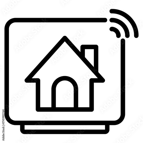 Smart home hub icon