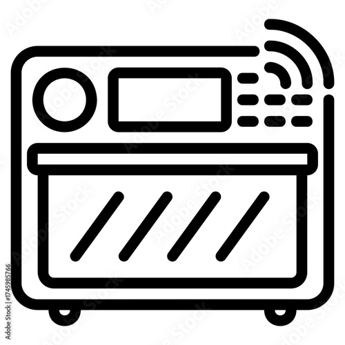 Smart oven icon