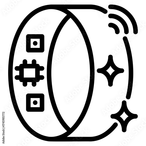 Smart ring icon