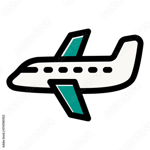 vector airplane icon
