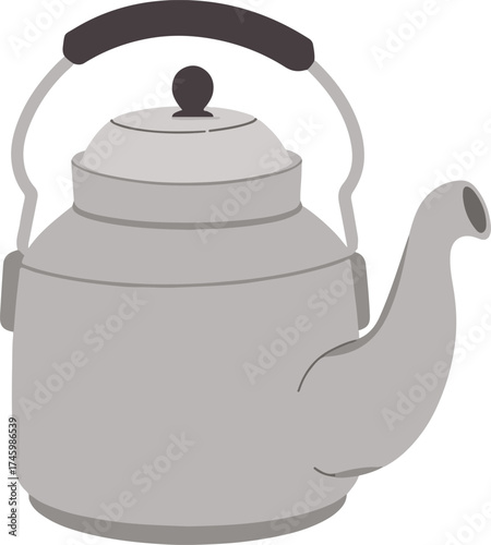 teapot isolated on white background