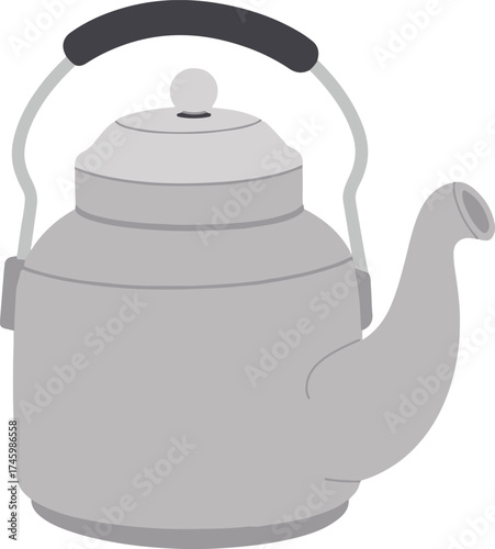 teapot isolated on white