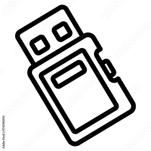 usb flash drive icon