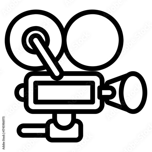 Movie camera icon