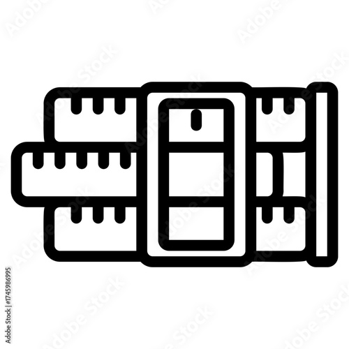 Slide rule icon