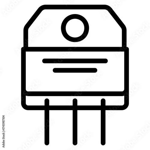 Voltage regulator icon