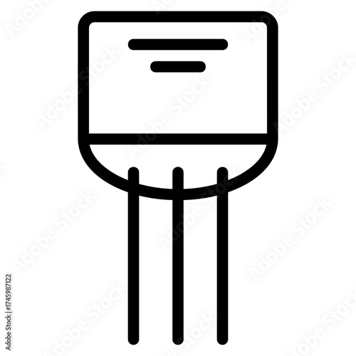 Transistor icon