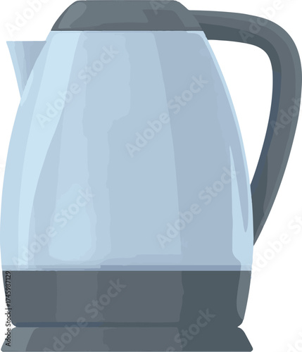kettle on white background