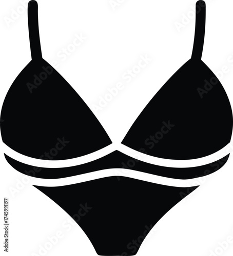 Bikini Vector icon.