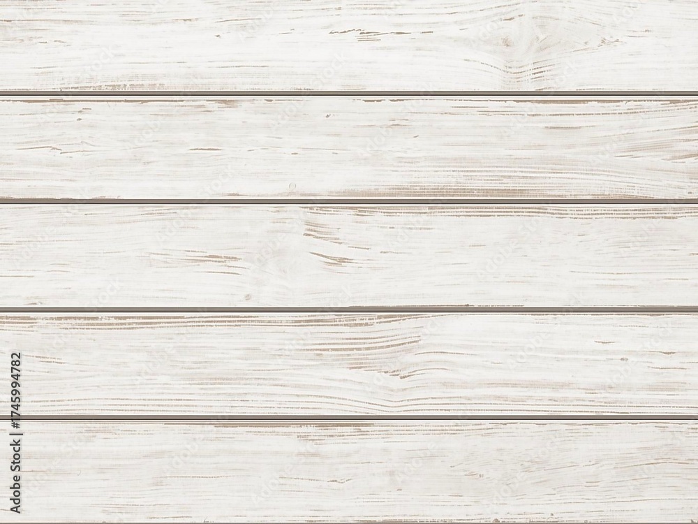 Obraz premium レトロな雰囲気の白い木目のイラスト