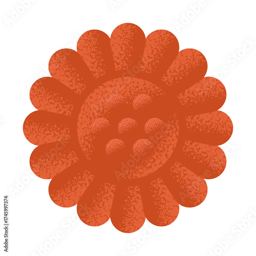 Korean traditional cookie yakgwa vector art