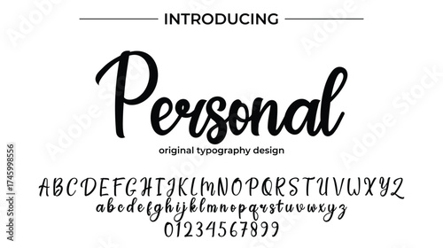 Personal - Elegant Script Font for Smooth Handwritten Design and Creative Typography