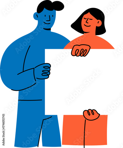 Cartoon Characters. Group of people. Unity team. Outstanding employees. Retone image. Flat. Illustration. Best team combination. Team-building business