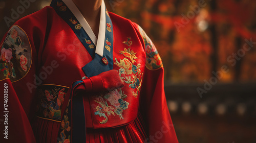 An embroidered charro jacket with silver buttons, bathed in golden sunset light, with marigold flowers softly blurred in the background.