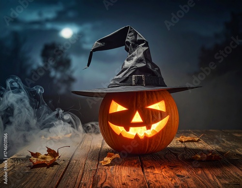 Generated imWitchy Pumpkin: Stylish Halloween Jack-o'-Lanternage