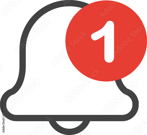 Vector illustration of an orange construction hardhat icon with a safety design symbol