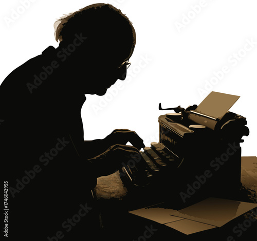 The Last Letter: A Writer’s Silhouette"