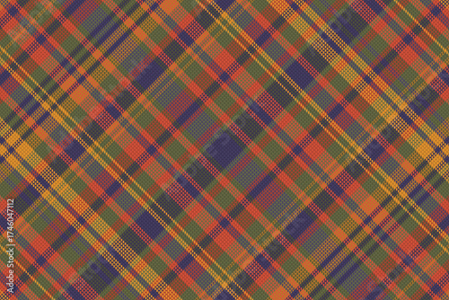 Tartan plaid pattern with texture.