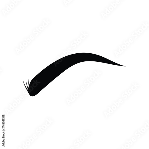 Eyebrow icon design template isolated