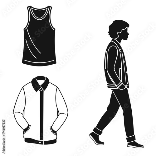 black t shirt