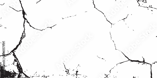 A bold black ink splat with a grunge texture forms a striking art design vector illustration for a dirty paper texture background.